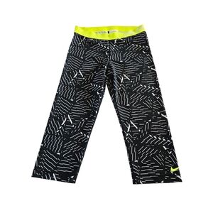 Nike Black and White Patterned Leggings